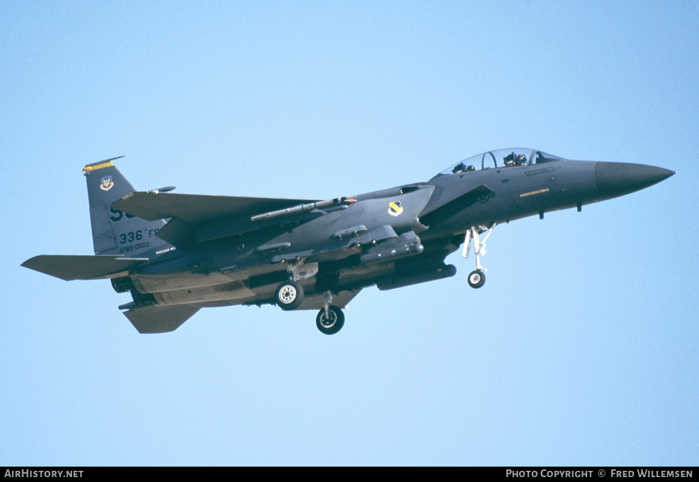Aircraft Photo of 89-0503 | Boeing F-15E Strike Eagle | USA - Air Force | AirHistory.net #284463