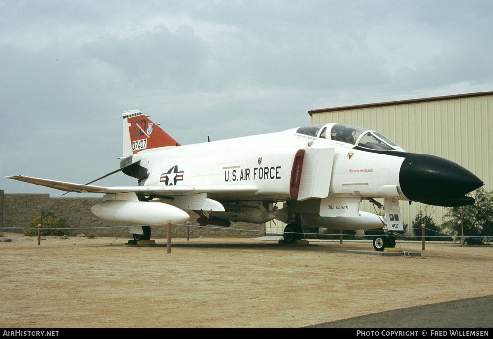 Aircraft Photo of 63-7407 / 37407 | McDonnell NF-4C Phantom II | USA - Air Force | AirHistory.net #284538