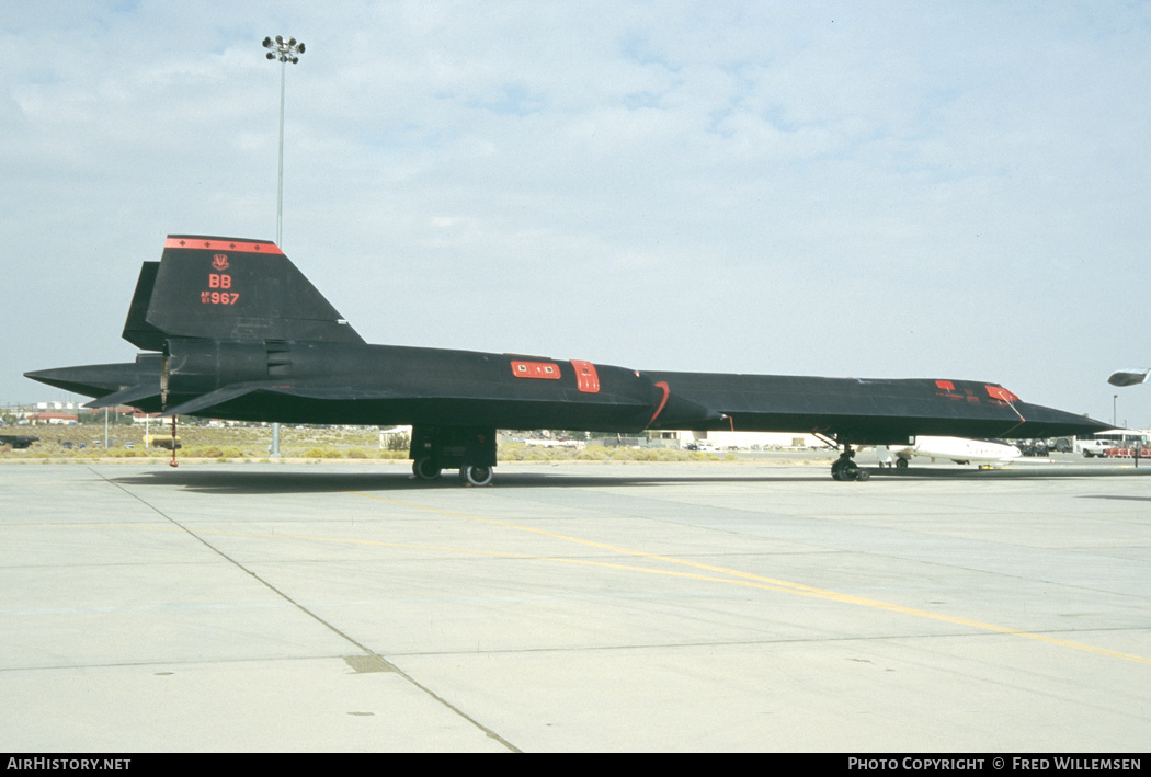 Aircraft Photo of 61-7967 / 17967 | Lockheed SR-71A Blackbird | USA - Air Force | AirHistory.net #284539