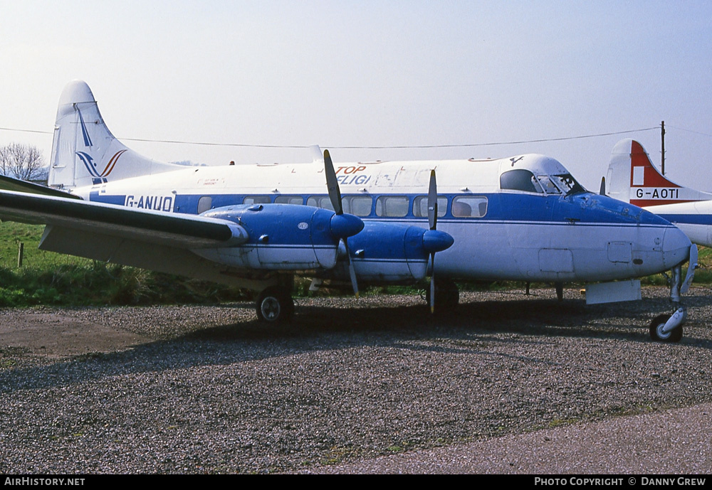 Aircraft Photo of G-ANUO | De Havilland D.H. 114 Heron 2D | Top Flight | AirHistory.net #284551