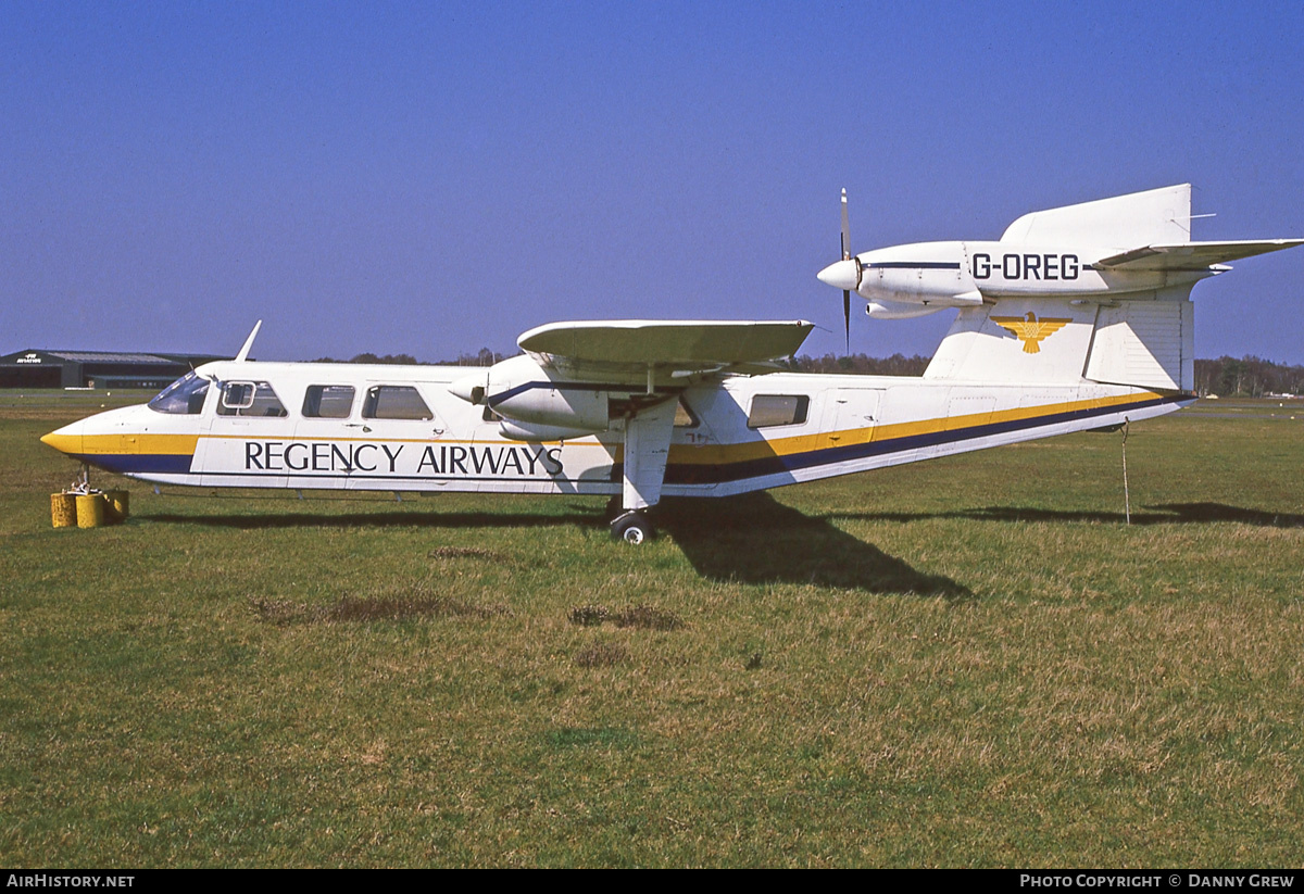 Aircraft Photo of G-OREG | Britten-Norman BN-2A Mk.3-1 Trislander | Regency Airways | AirHistory.net #284582