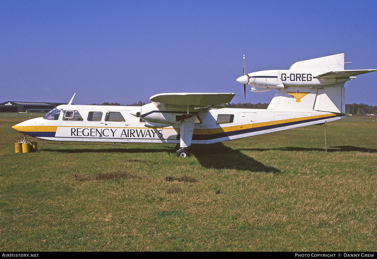 Aircraft Photo of G-OREG | Britten-Norman BN-2A Mk.3-1 Trislander | Regency Airways | AirHistory.net #284582