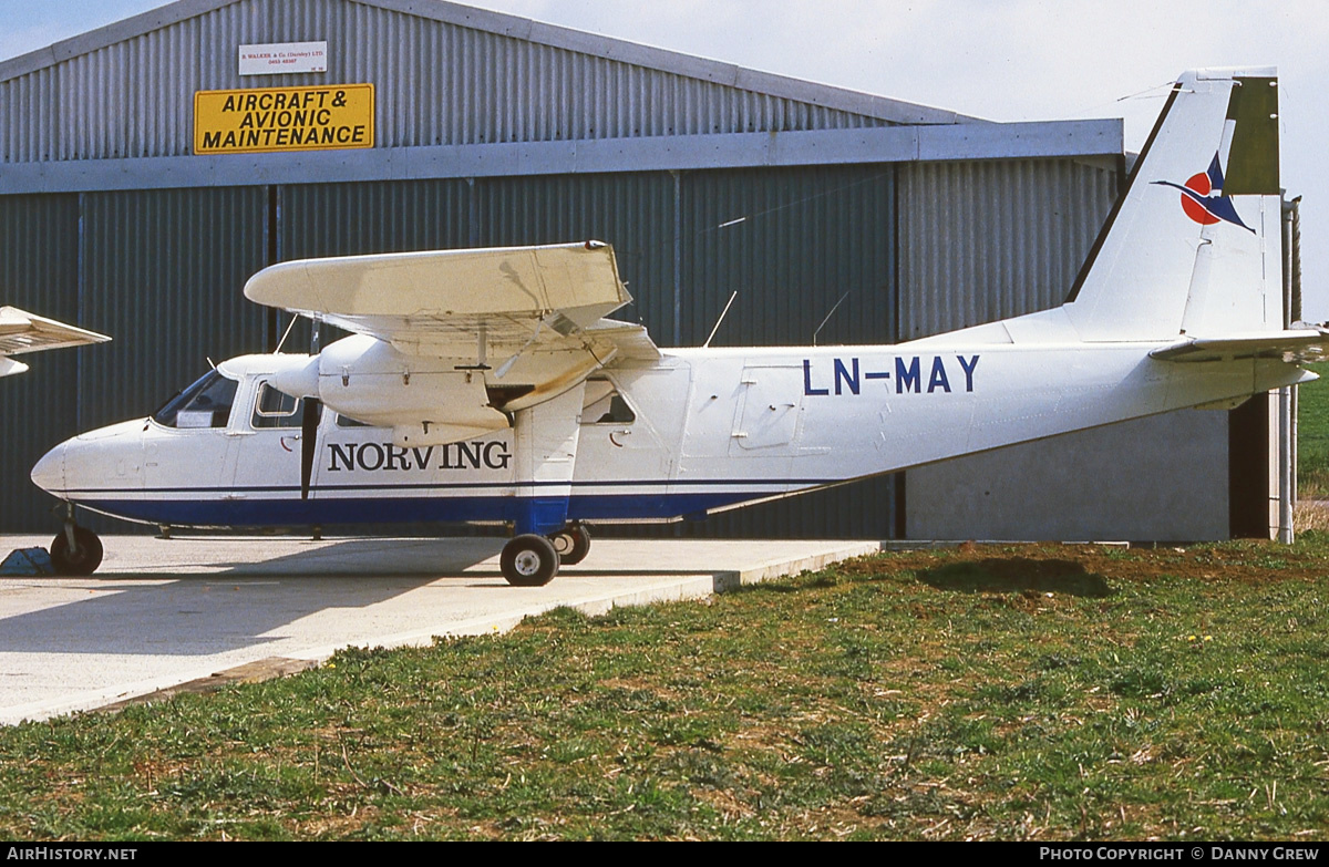 Aircraft Photo of LN-MAY | Britten-Norman BN-2A-21 Islander | Norving | AirHistory.net #284584