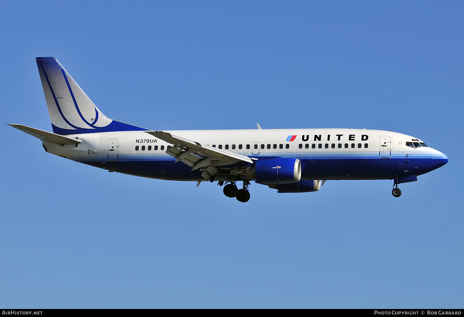 Aircraft Photo of N379UA | Boeing 737-322 | United Airlines | AirHistory.net #284586