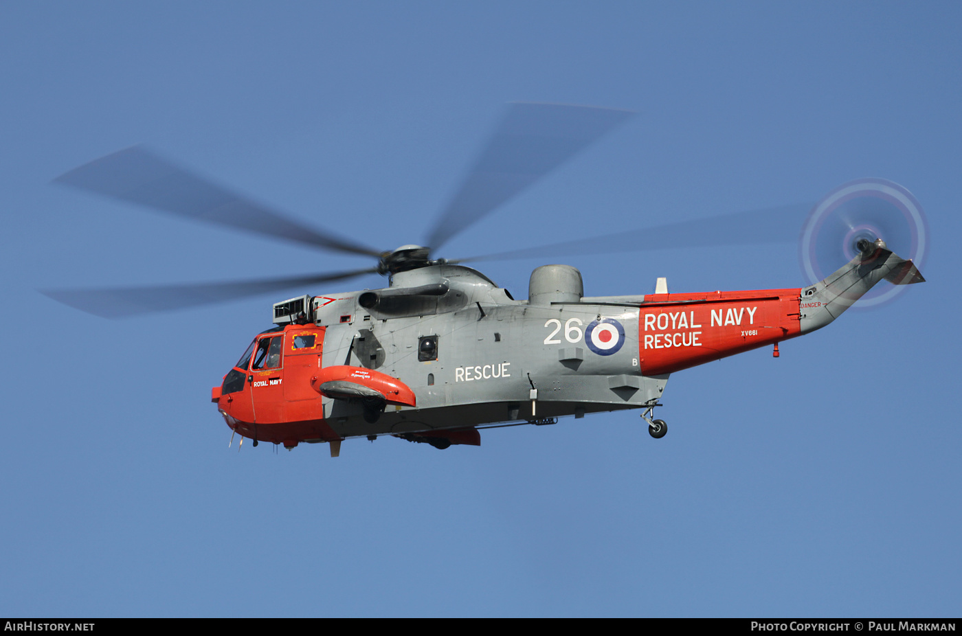 Aircraft Photo of XV661 | Westland WS-61 Sea King HU5 | UK - Navy | AirHistory.net #284587