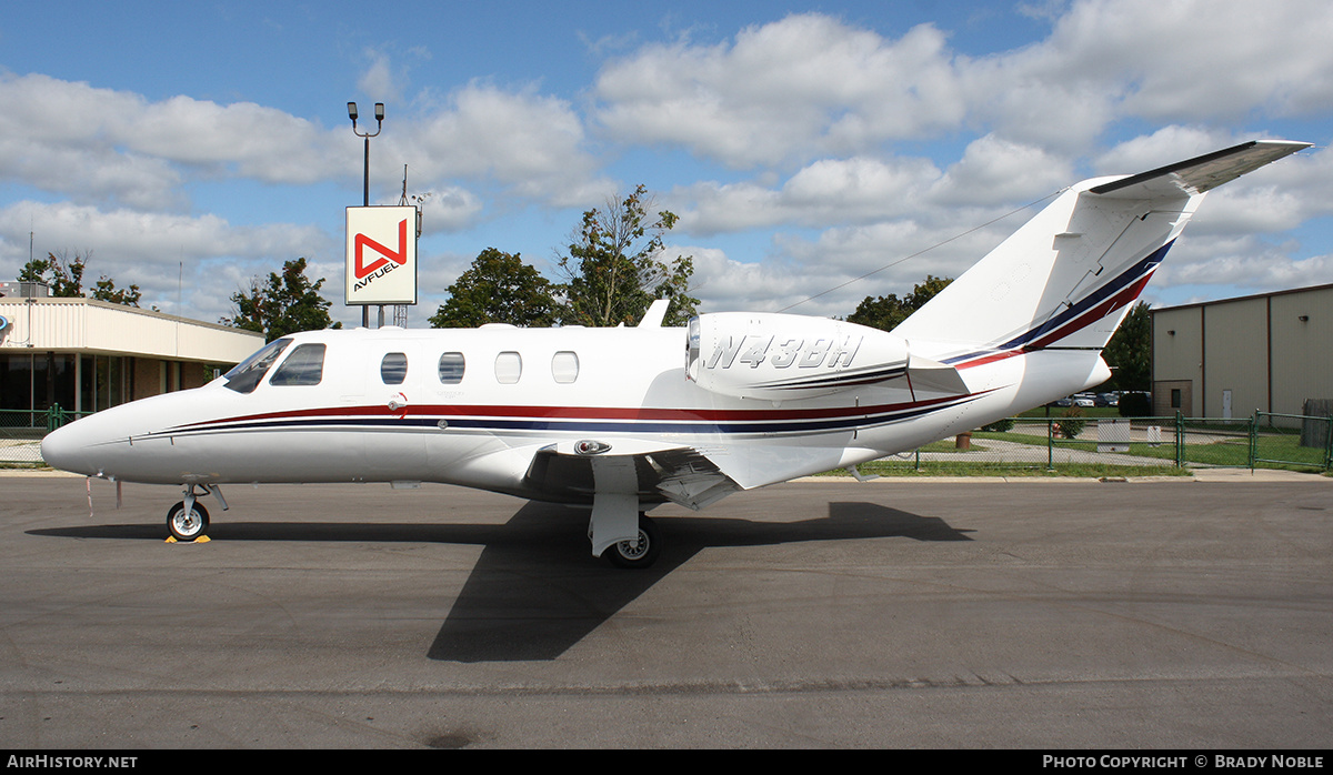 Aircraft Photo of N43BH | Cessna 525 CitationJet CJ1+ | AirHistory.net #284590