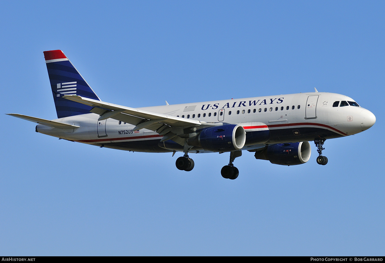 Aircraft Photo of N752US | Airbus A319-112 | US Airways | AirHistory.net #284594