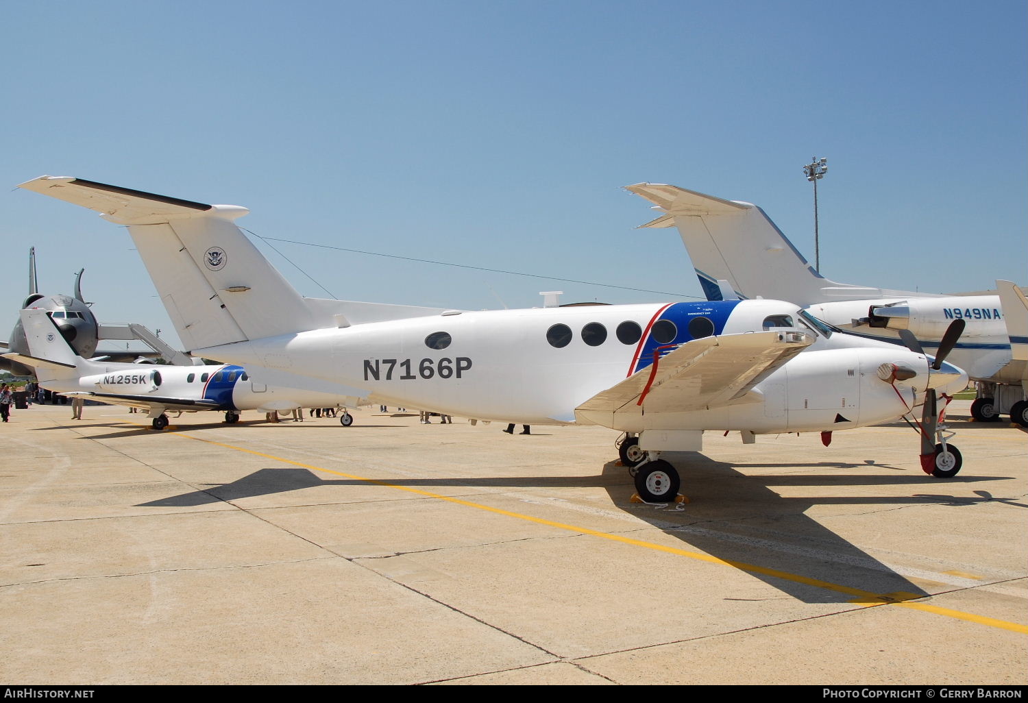 Aircraft Photo of N7166P | Beech 200 Super King Air | US Department of Homeland Security | AirHistory.net #284609