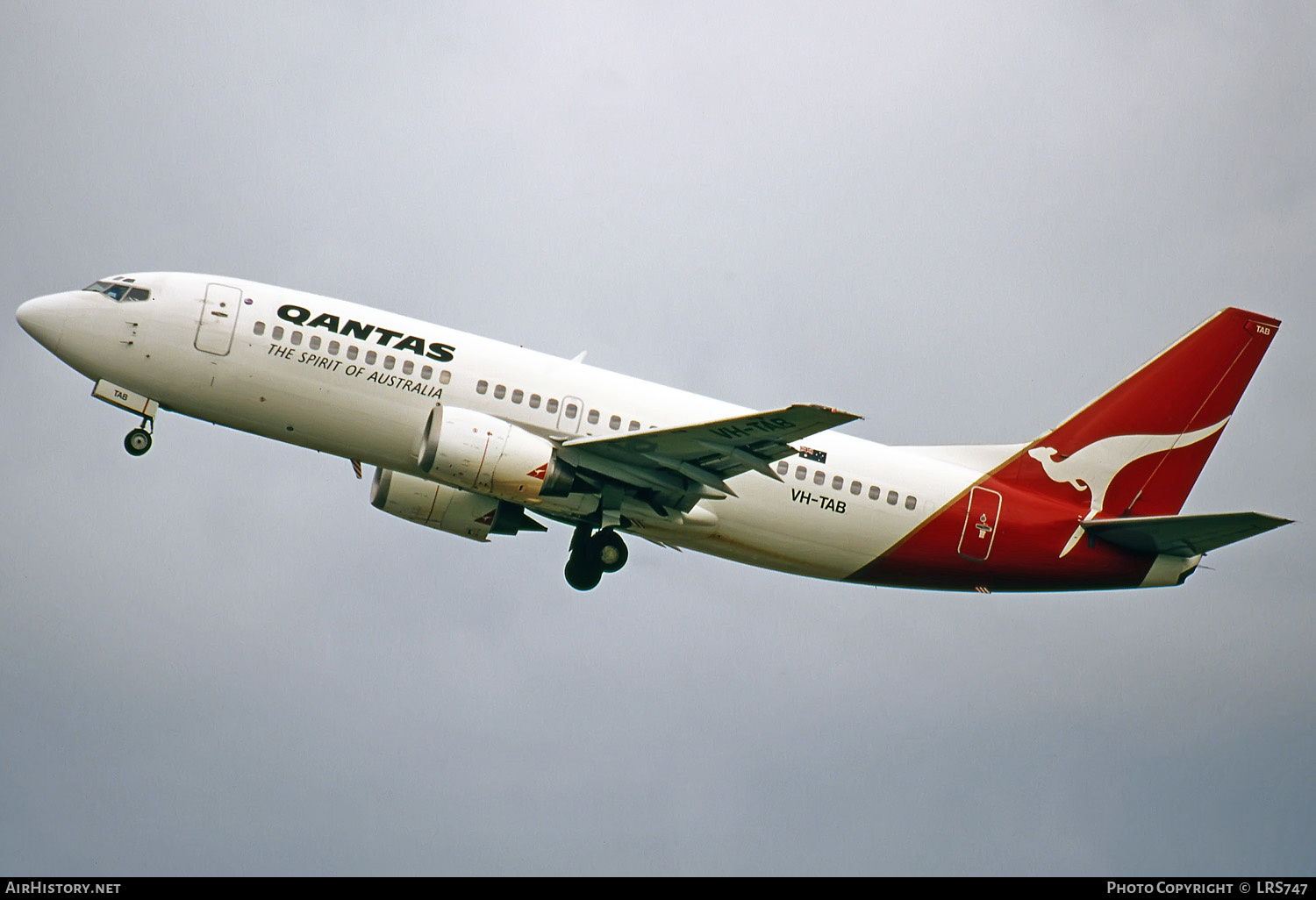 Aircraft Photo of VH-TAB | Boeing 737-3Q8 | Qantas | AirHistory.net #284655