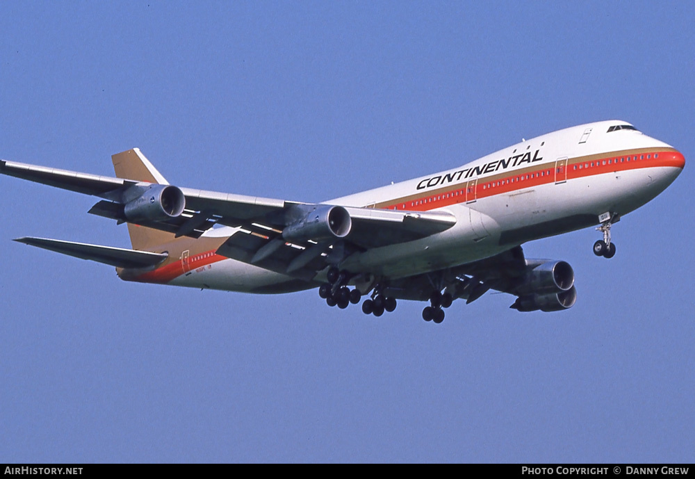 Aircraft Photo of N606PE | Boeing 747-143 | Continental Airlines | AirHistory.net #284664