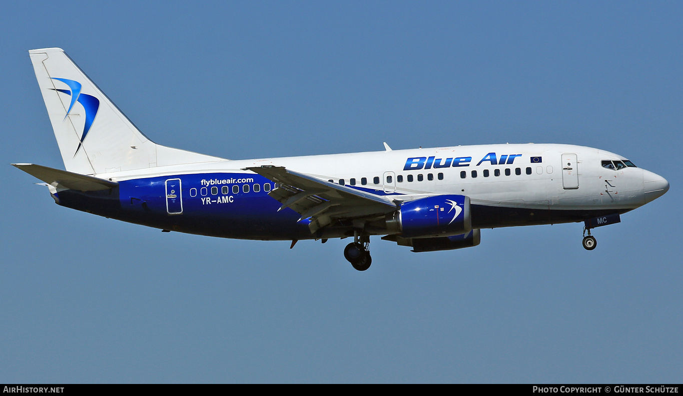 Aircraft Photo of YR-AMC | Boeing 737-530 | Blue Air | AirHistory.net #284673