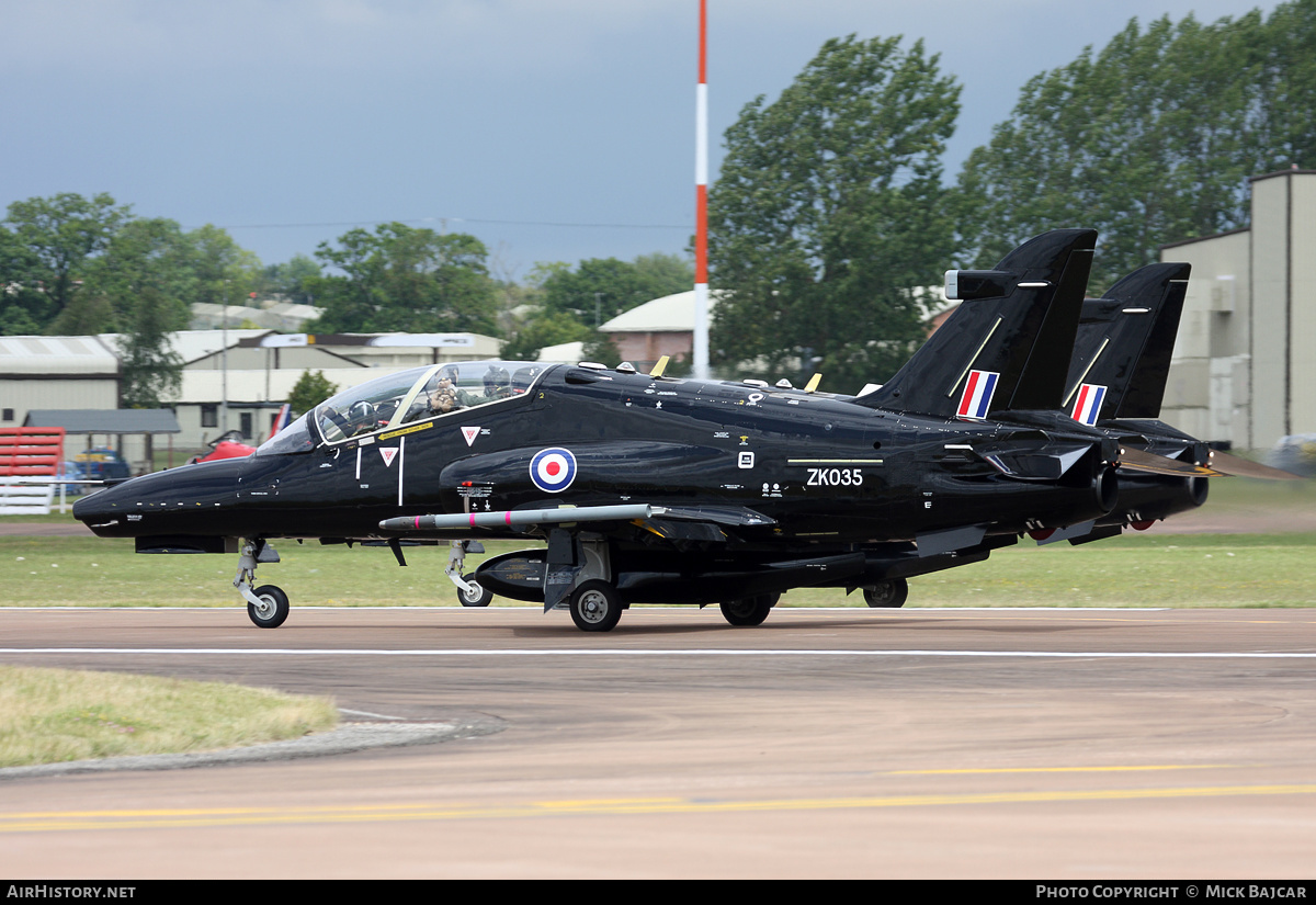 Aircraft Photo of ZK035 | BAE Systems Hawk T2 | UK - Air Force | AirHistory.net #284680