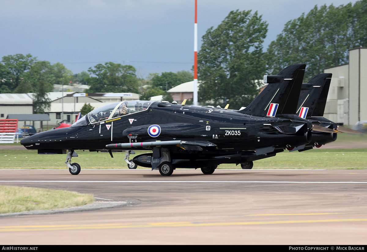 Aircraft Photo of ZK035 | BAE Systems Hawk T.2 | UK - Air Force | AirHistory.net #284680