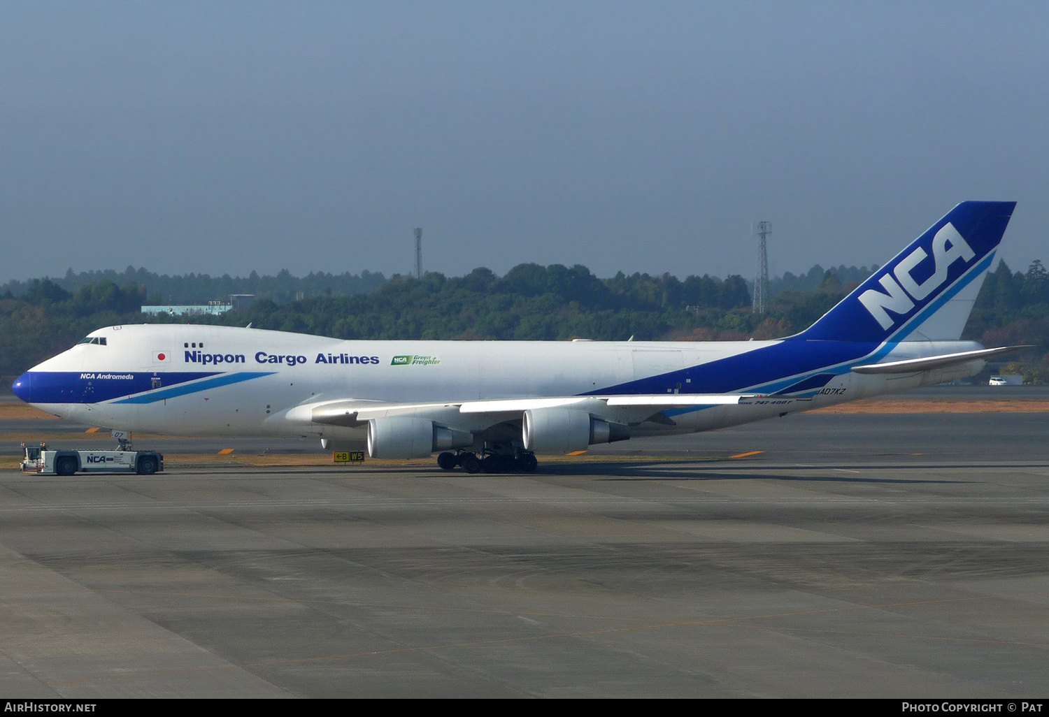 Aircraft Photo of JA07KZ | Boeing 747-4KZF/SCD | Nippon Cargo Airlines - NCA | AirHistory.net #284689