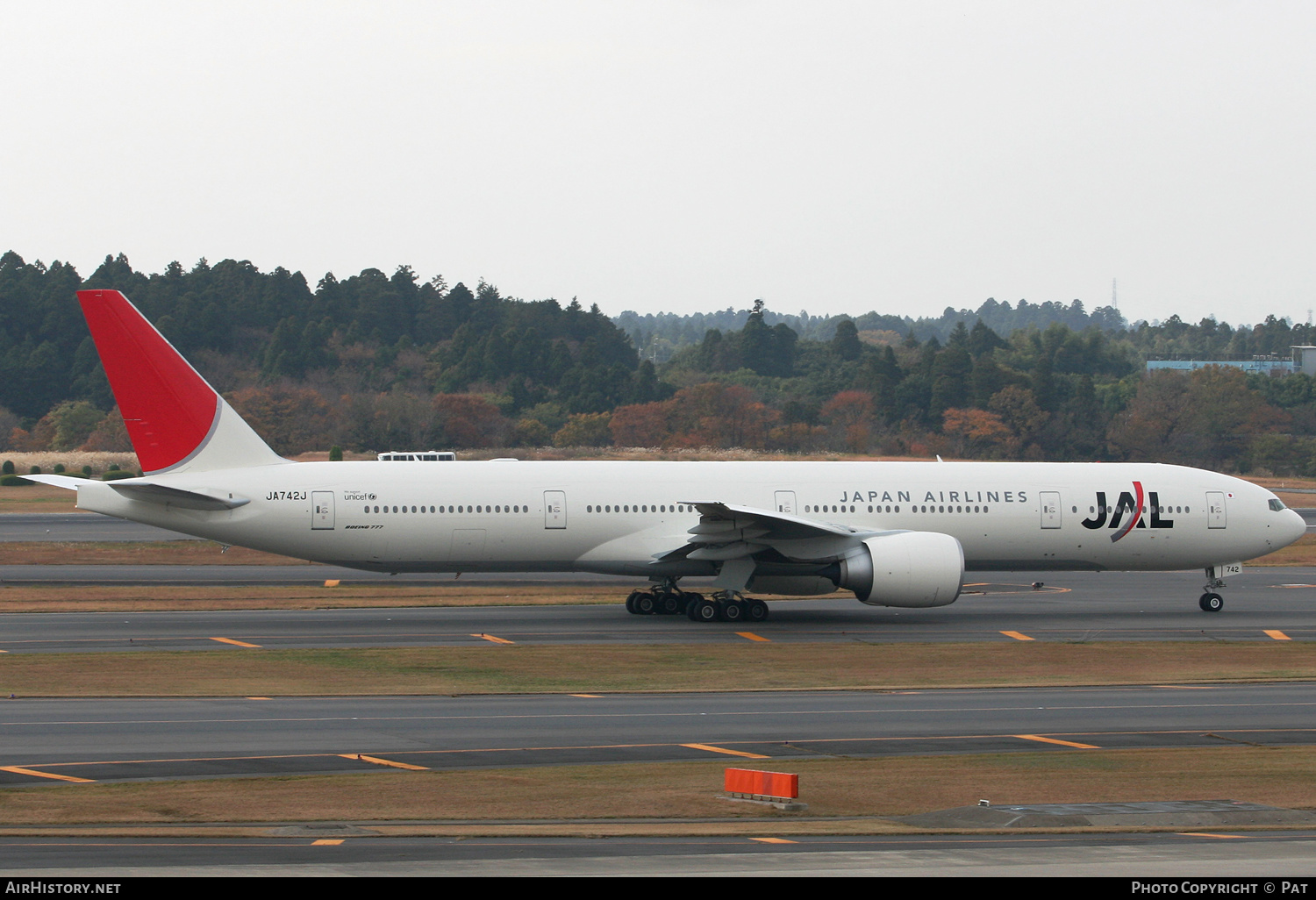 Aircraft Photo of JA742J | Boeing 777-346/ER | Japan Airlines - JAL | AirHistory.net #284712