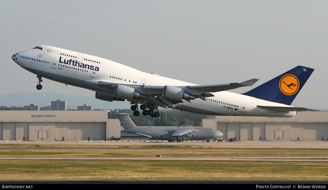 Aircraft Photo of D-ABVL | Boeing 747-430 | Lufthansa | AirHistory.net #284731