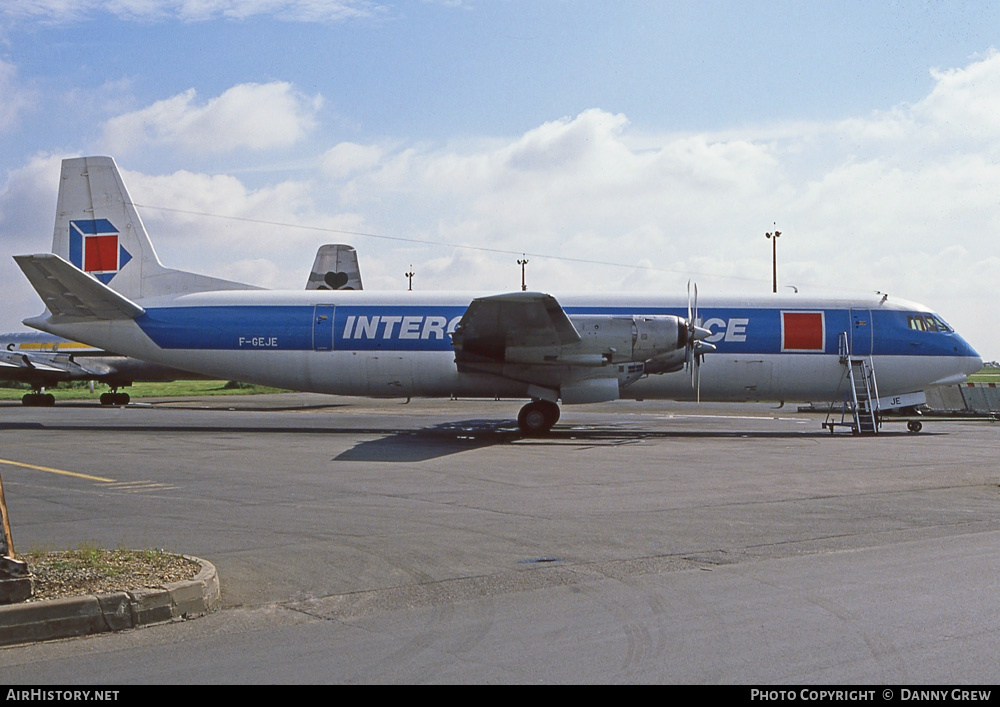 Aircraft Photo of F-GEJE | Vickers 952F Vanguard | Intercargo Service - ICS | AirHistory.net #284769