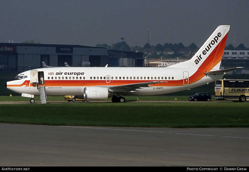 Aircraft Photo of G-BNPC | Boeing 737-3S3 | Air Europe | AirHistory.net #284772