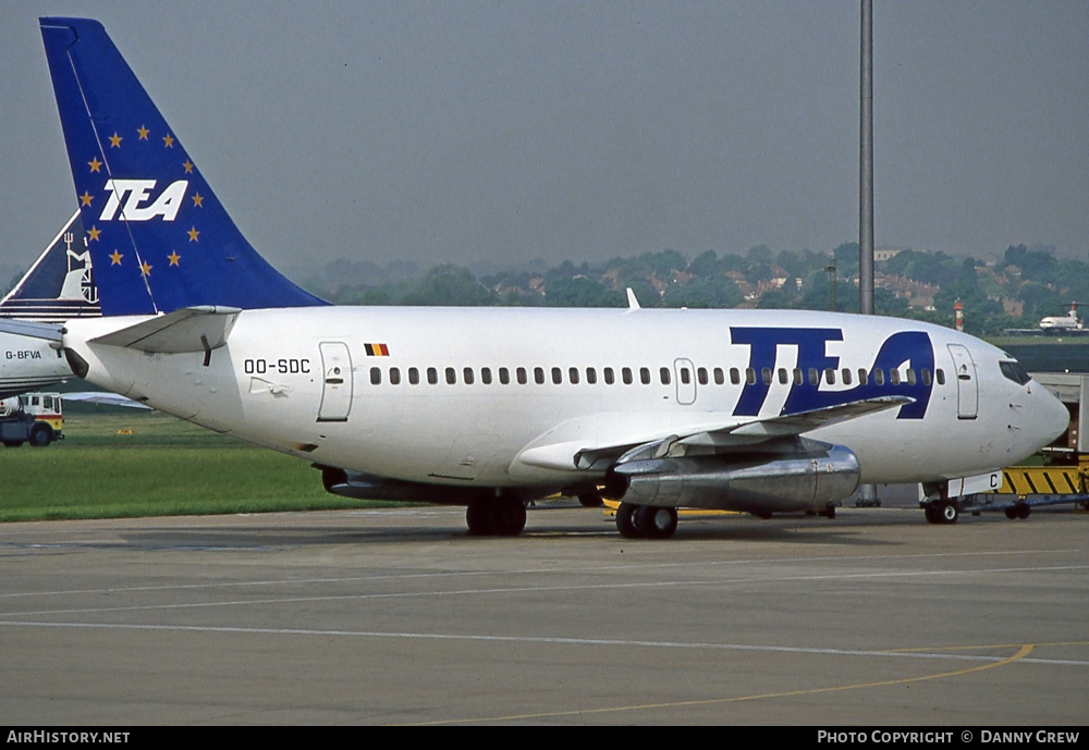 Aircraft Photo of OO-SDC | Boeing 737-229/Adv | TEA - Trans European Airways | AirHistory.net #284774