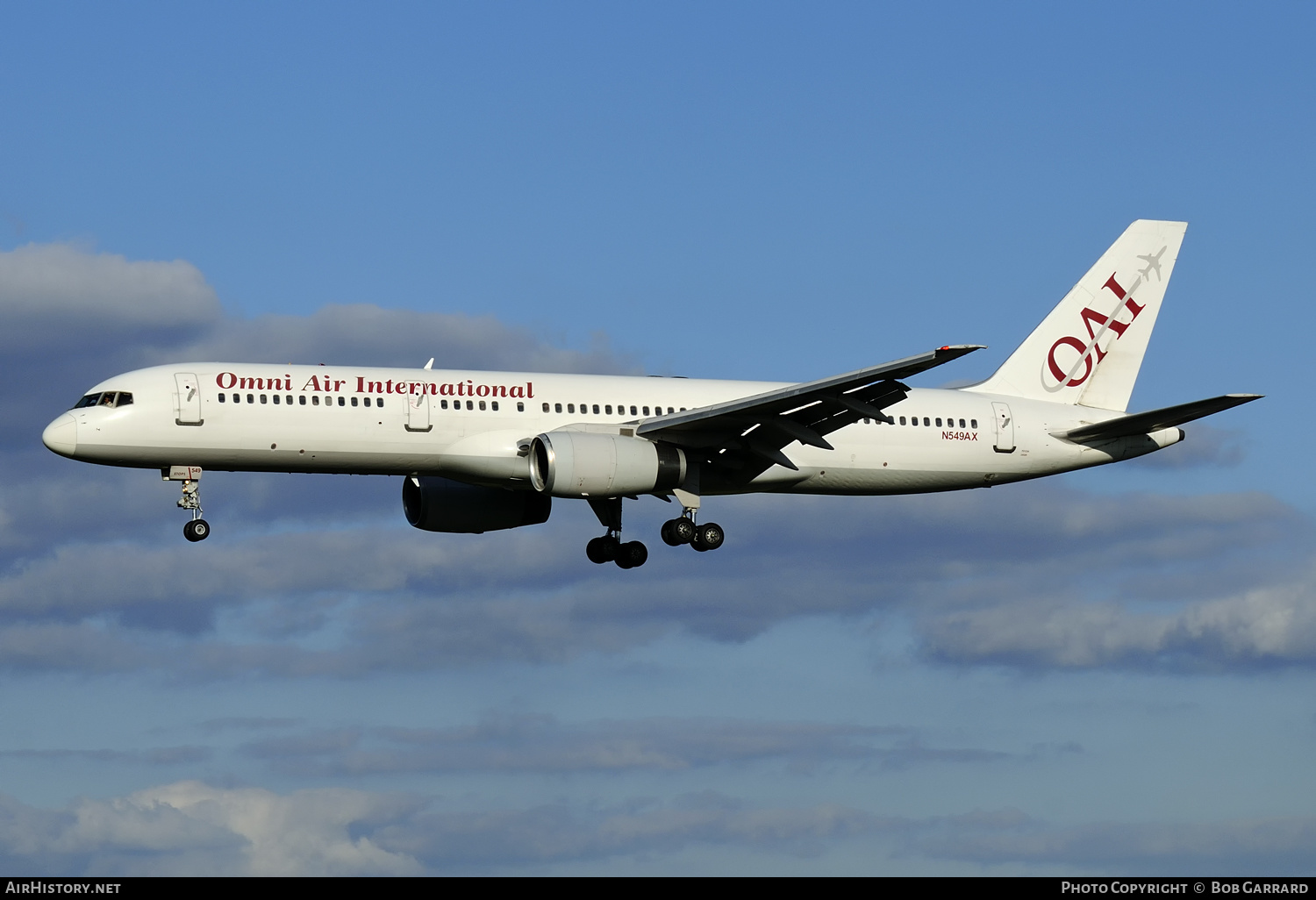 Aircraft Photo of N549AX | Boeing 757-23A | Omni Air International - OAI | AirHistory.net #284782