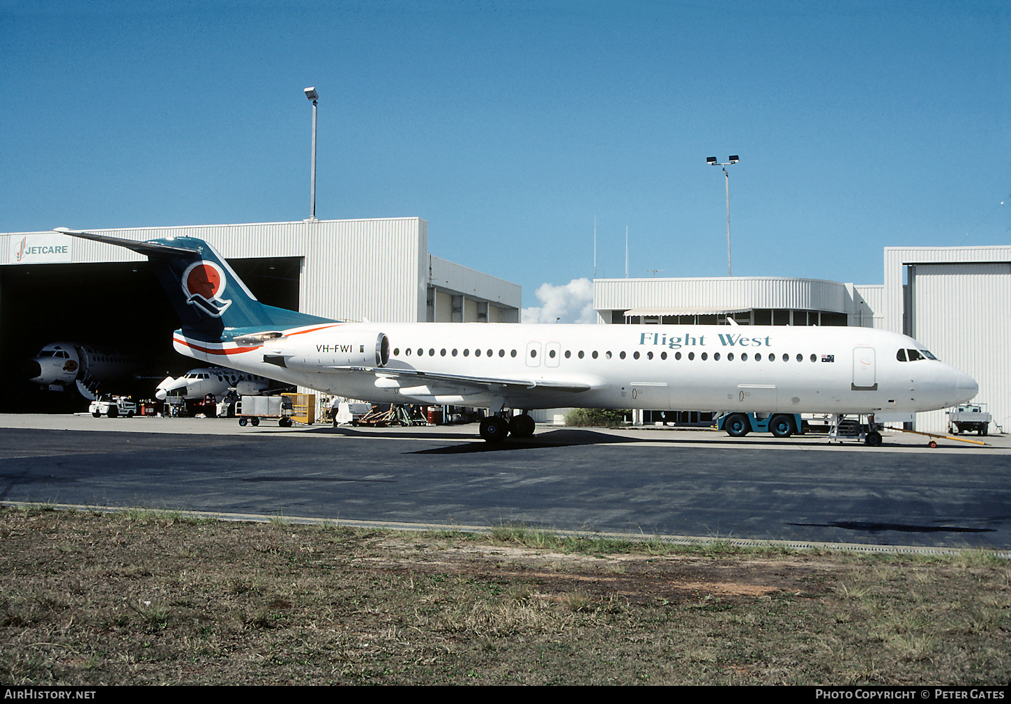 Aircraft Photo of VH-FWI | Fokker 100 (F28-0100) | Flight West Airlines | AirHistory.net #284793