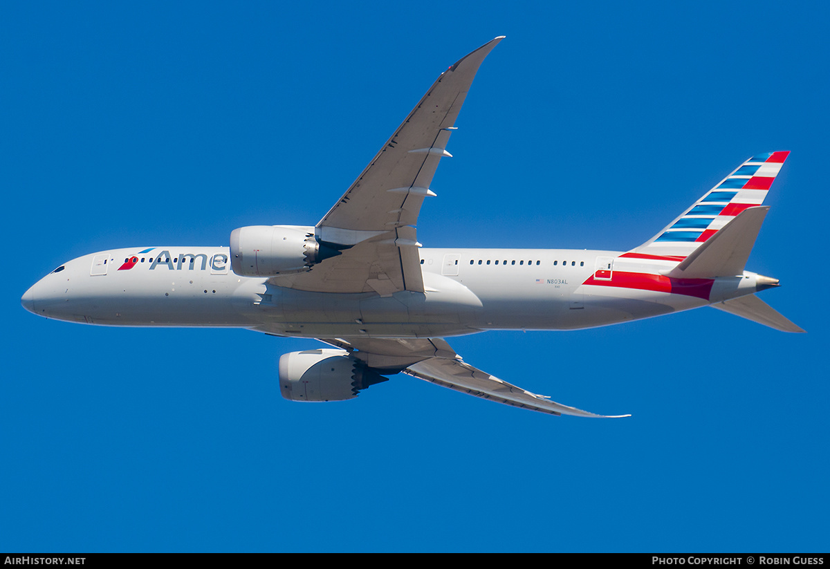 Aircraft Photo of N803AL | Boeing 787-8 Dreamliner | American Airlines | AirHistory.net #284798