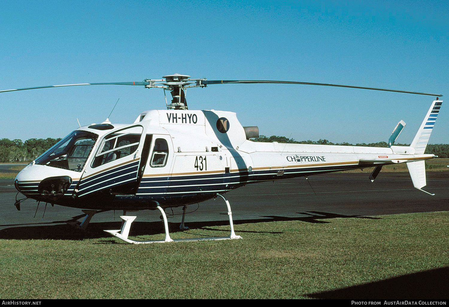 Aircraft Photo of VH-HYO | Aerospatiale AS-350B Ecureuil | Chopperline | AirHistory.net #284805