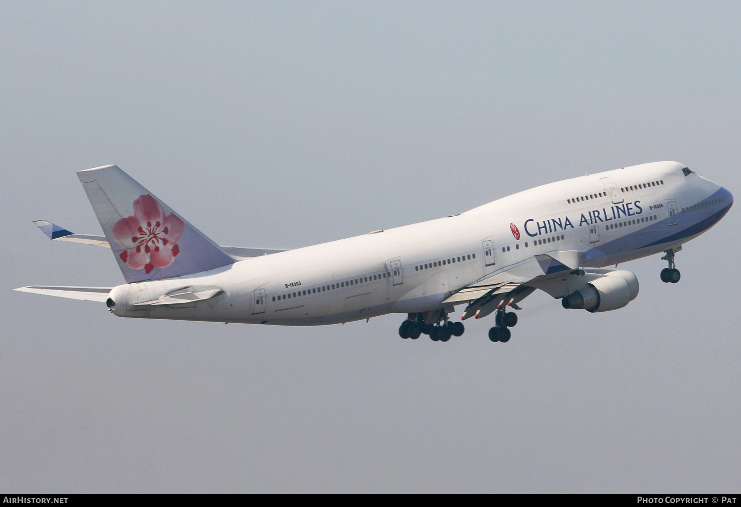 Aircraft Photo of B-18205 | Boeing 747-409 | China Airlines | AirHistory.net #284821