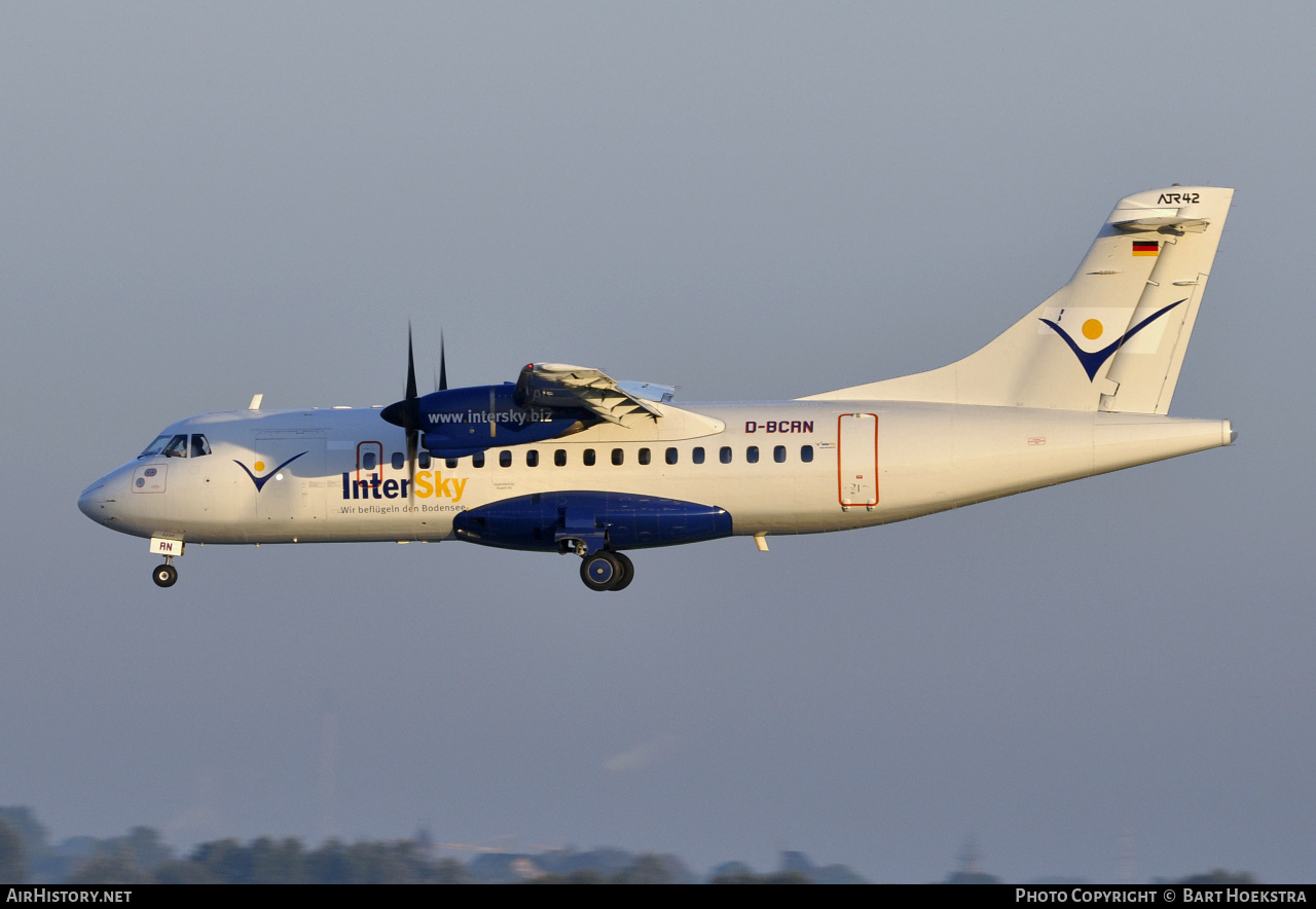 Aircraft Photo of D-BCRN | ATR ATR-42-300 | InterSky | AirHistory.net #284826