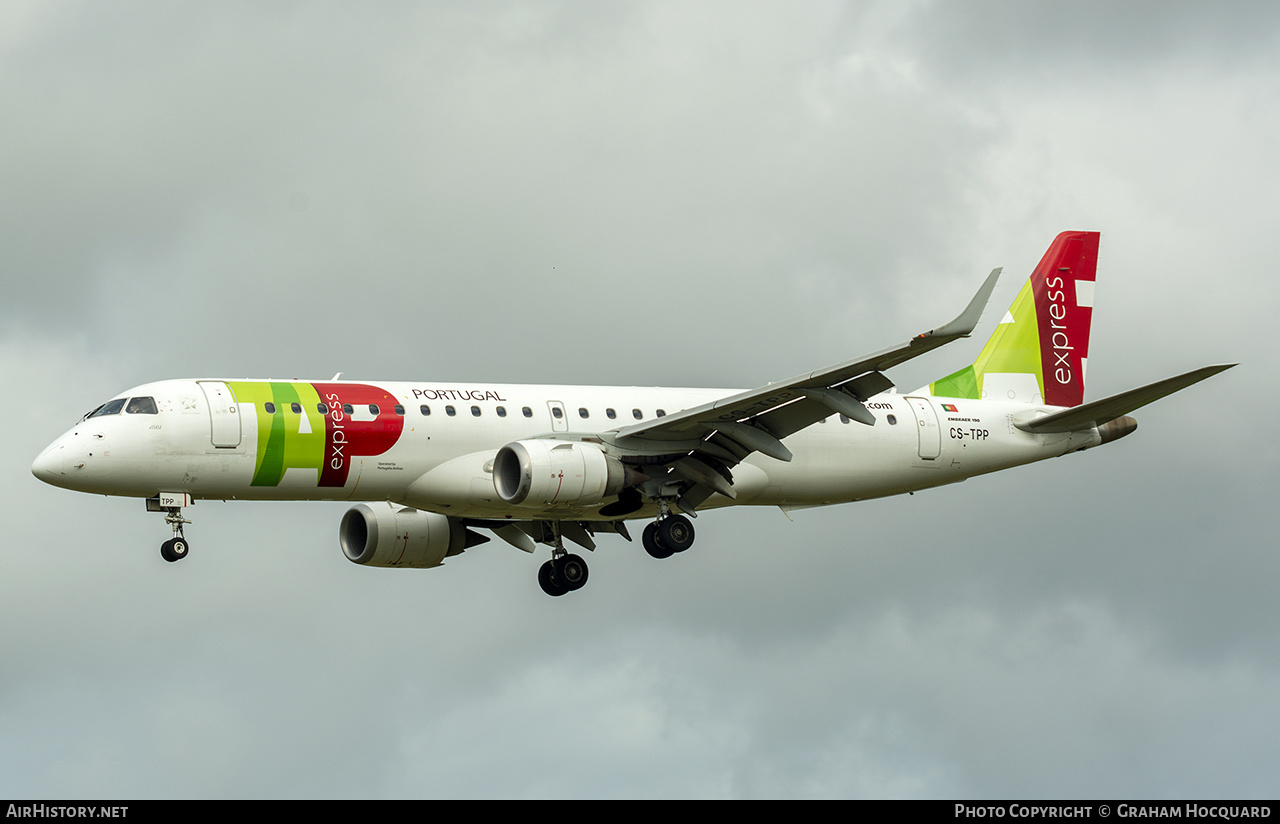 Aircraft Photo of CS-TPP | Embraer 190LR (ERJ-190-100LR) | TAP Portugal Express | AirHistory.net #284827