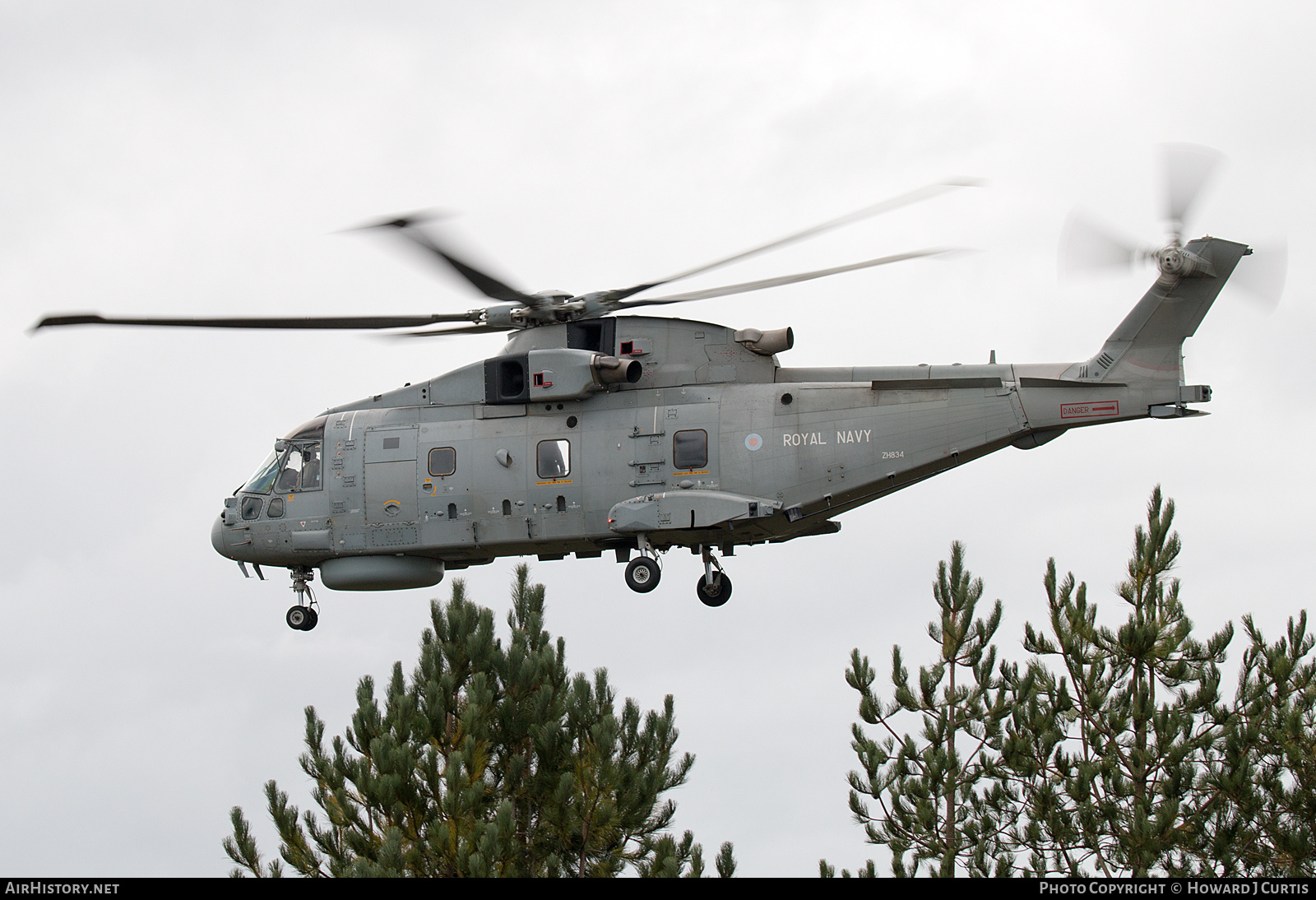 Aircraft Photo of ZH834 | EHI EH101-111 Merlin HM2 | UK - Navy | AirHistory.net #284848