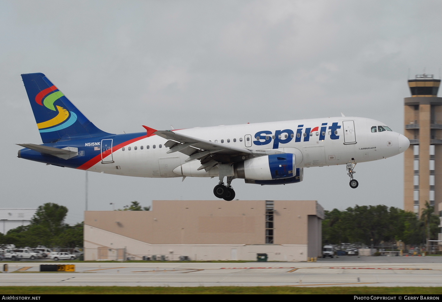 Aircraft Photo of N515NK | Airbus A319-132 | Spirit Airlines | AirHistory.net #284852