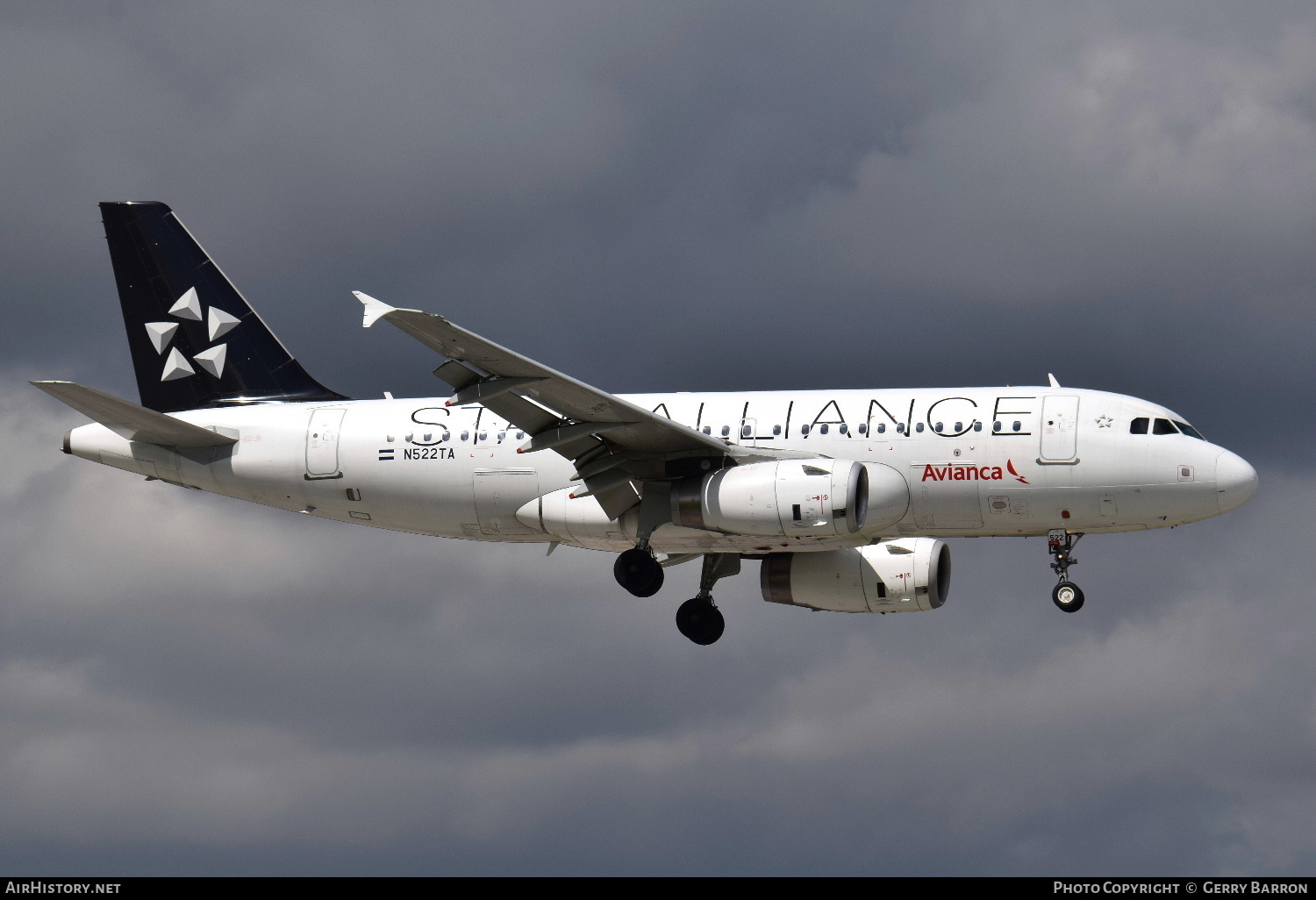 Aircraft Photo of N522TA | Airbus A319-132 | Avianca | AirHistory.net #284853