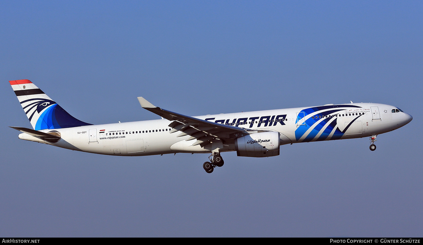 Aircraft Photo of SU-GDT | Airbus A330-343 | EgyptAir | AirHistory.net #284855