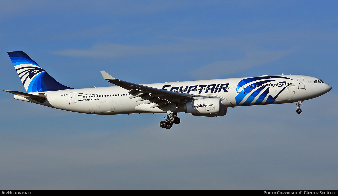 Aircraft Photo of SU-GDV | Airbus A330-343 | EgyptAir | AirHistory.net #284861