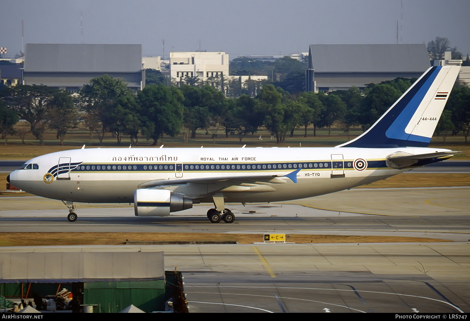 Aircraft Photo of HS-TYQ | Airbus A310-324 | Thailand - Air Force | AirHistory.net #284867