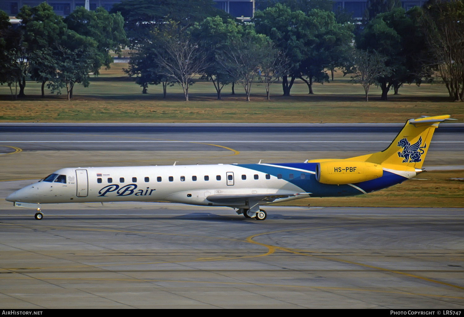 Aircraft Photo of HS-PBF | Embraer ERJ-145LR (EMB-145LR) | PB Air | AirHistory.net #284872