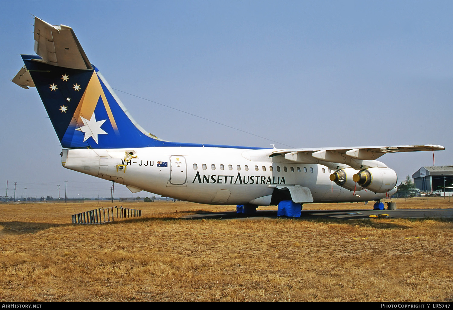 Aircraft Photo of VH-JJU | British Aerospace BAe-146-200 | Ansett Australia | AirHistory.net #284889