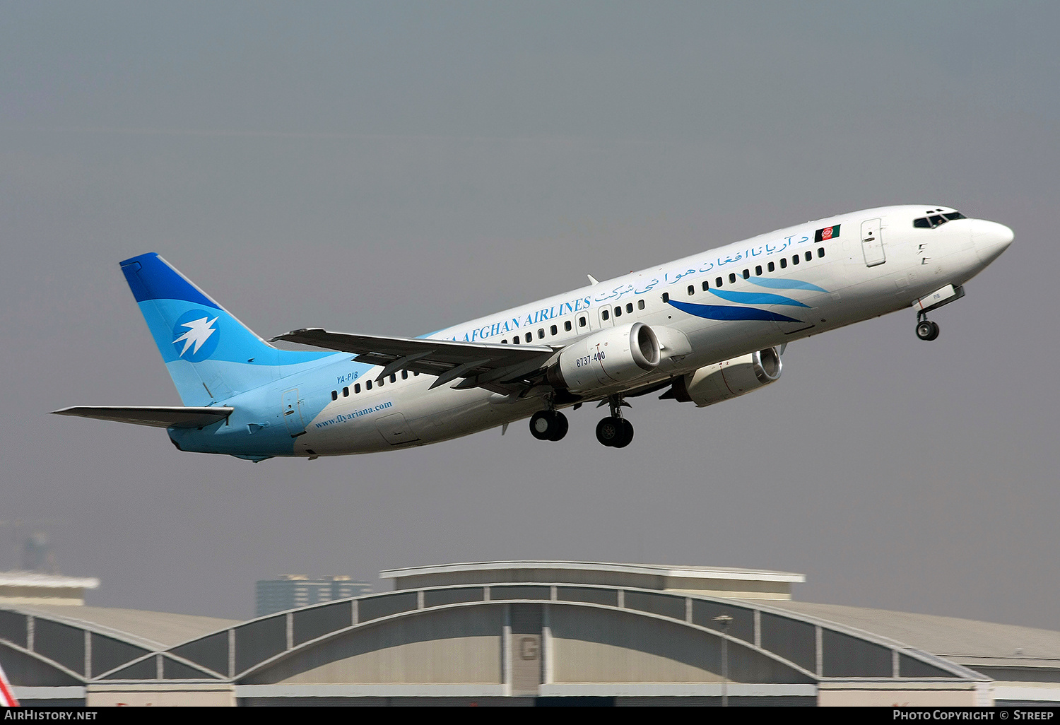 Aircraft Photo of YA-PIB | Boeing 737-4Y0 | Ariana Afghan Airlines | AirHistory.net #284966