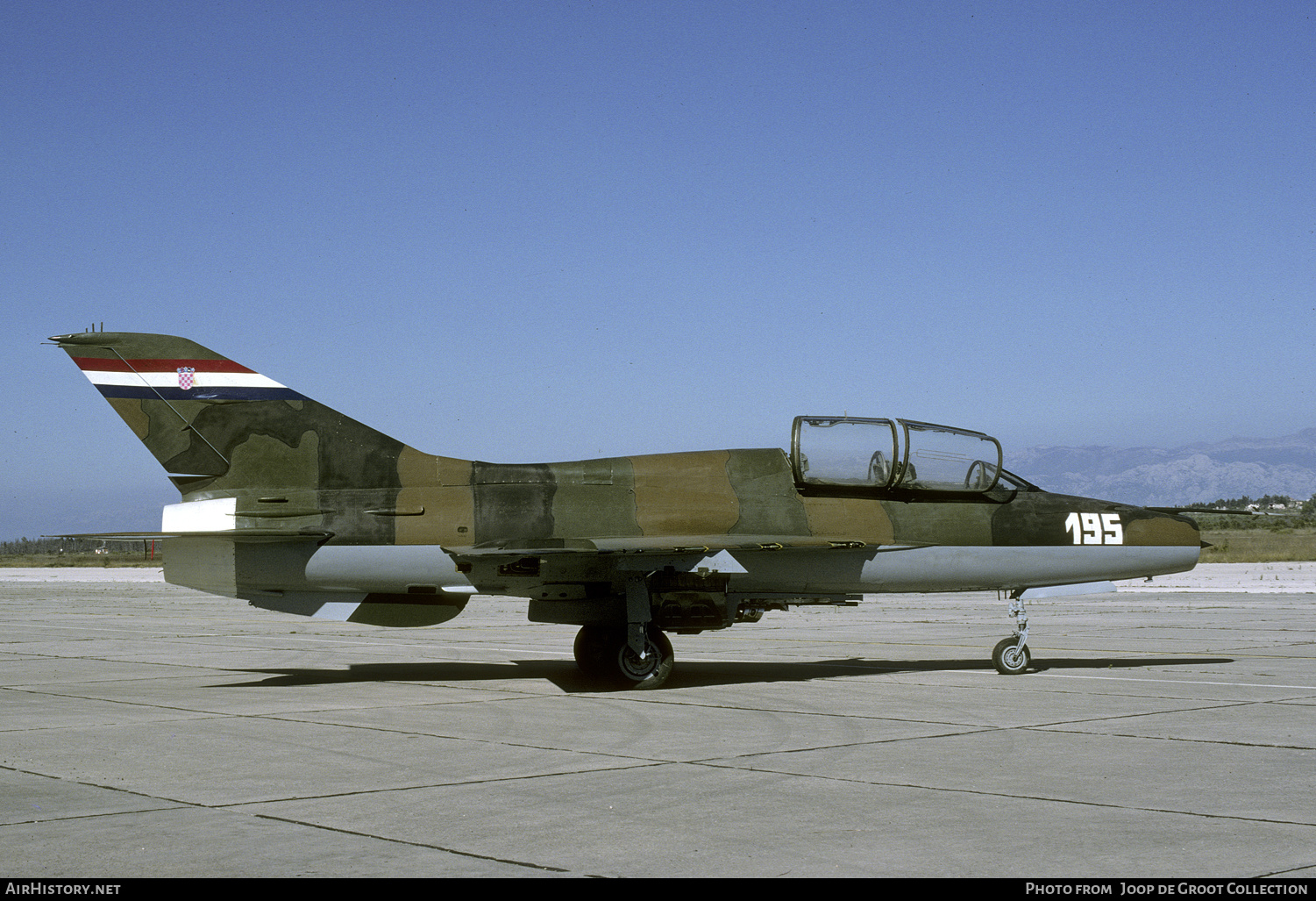 Aircraft Photo of 195 | Mikoyan-Gurevich MiG-21U | Croatia - Air Force | AirHistory.net #284975