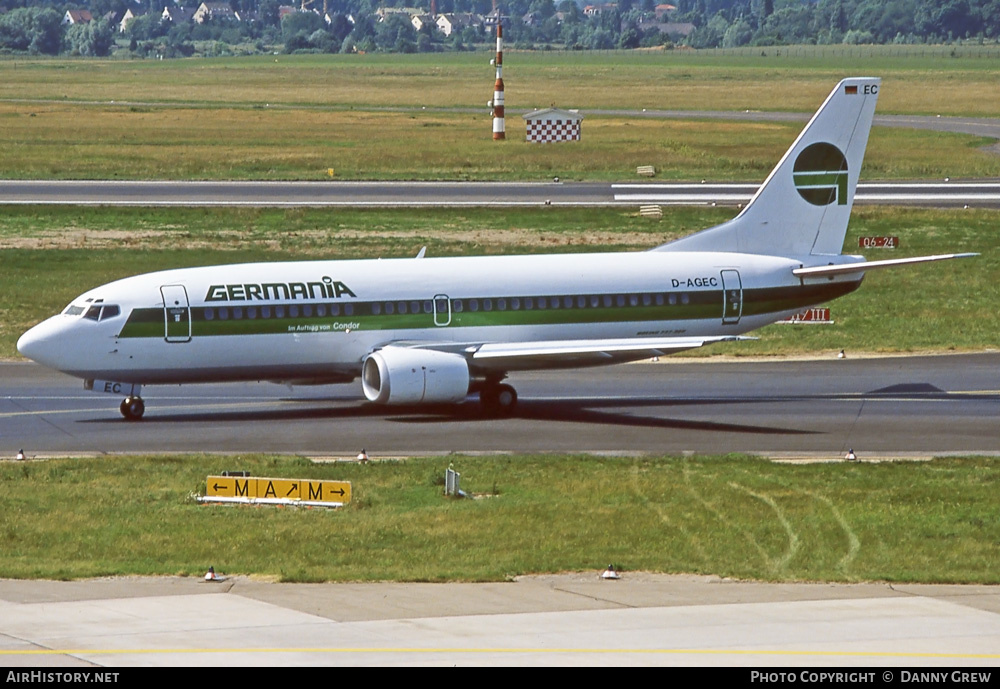 Aircraft Photo of D-AGEC | Boeing 737-35B | Germania | AirHistory.net #284998