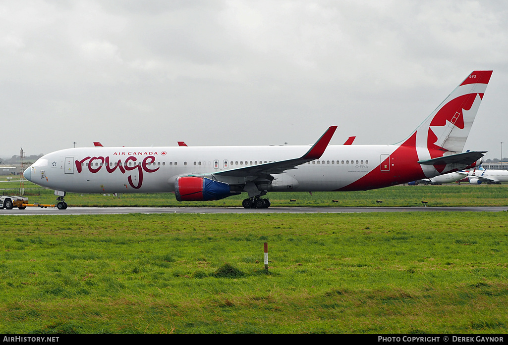 Aircraft Photo of C-FIYA | Boeing 767-33A/ER | Air Canada Rouge | AirHistory.net #285007