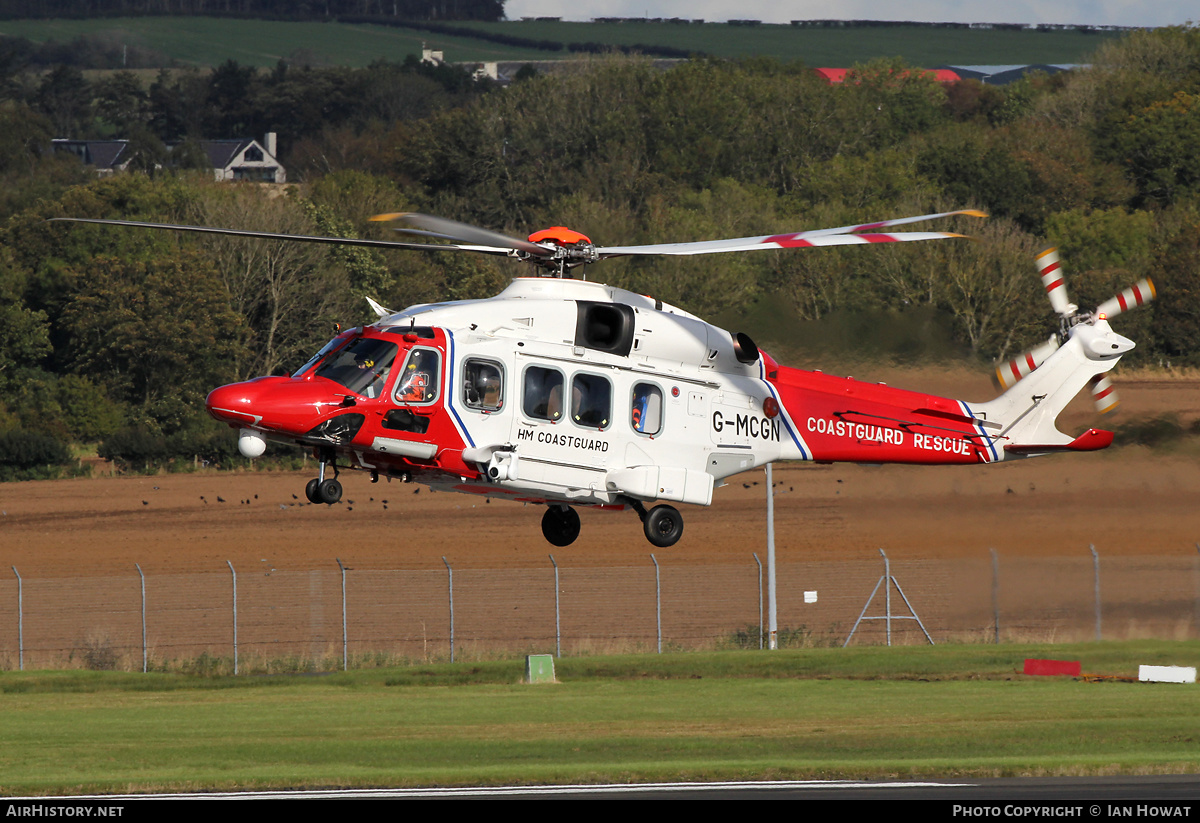 Aircraft Photo of G-MCGN | AgustaWestland AW-189 | HM Coastguard | AirHistory.net #285013