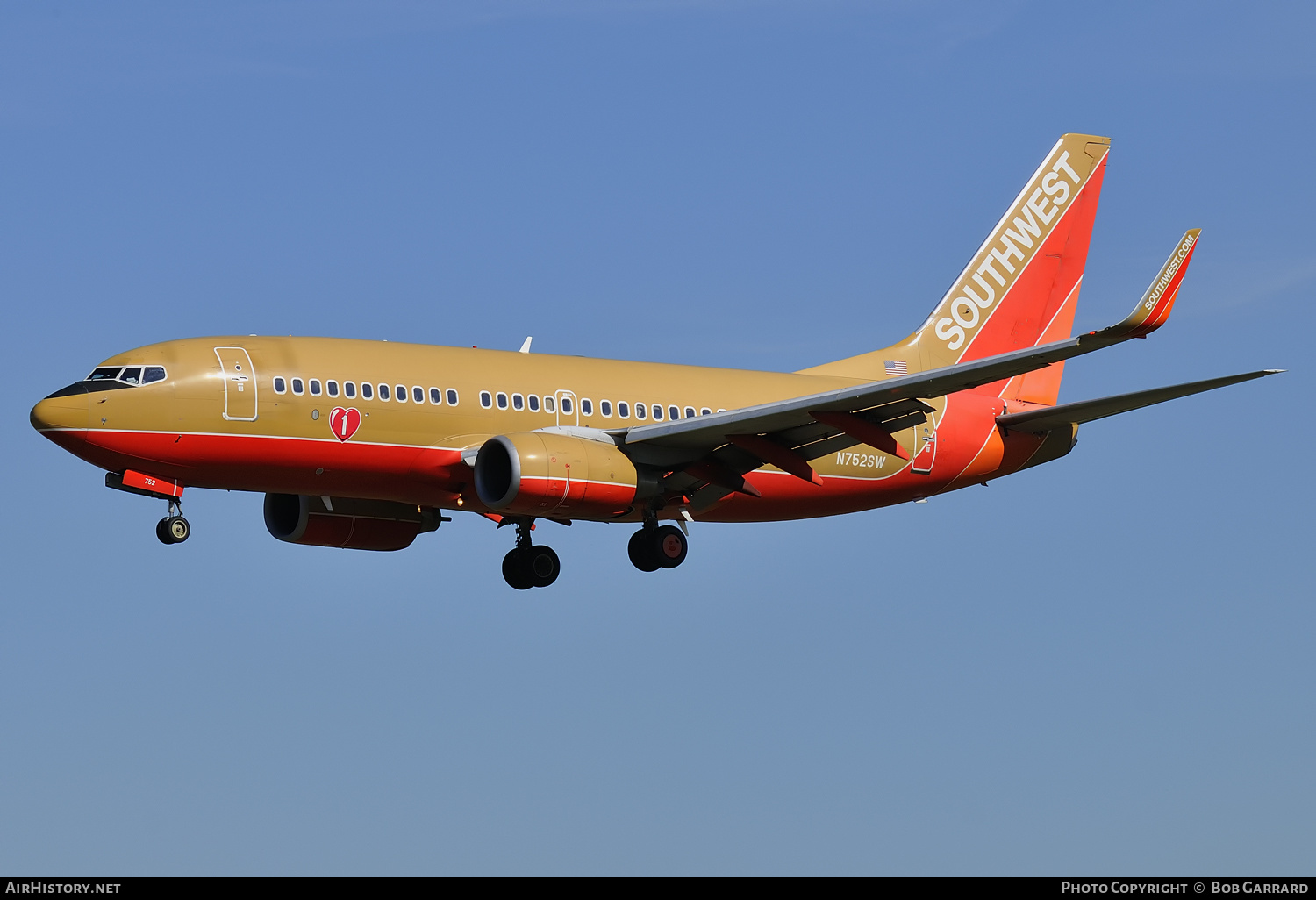Aircraft Photo of N752SW | Boeing 737-7H4 | Southwest Airlines | AirHistory.net #285027