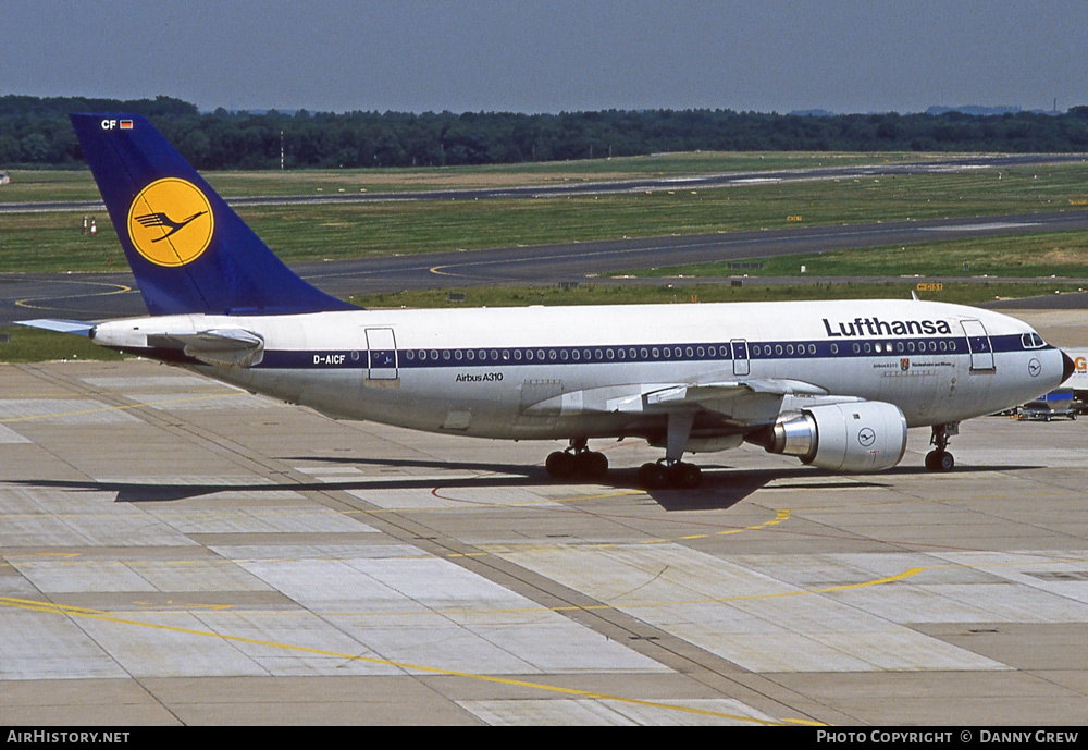Aircraft Photo of D-AICF | Airbus A310-203 | Lufthansa | AirHistory.net #285028
