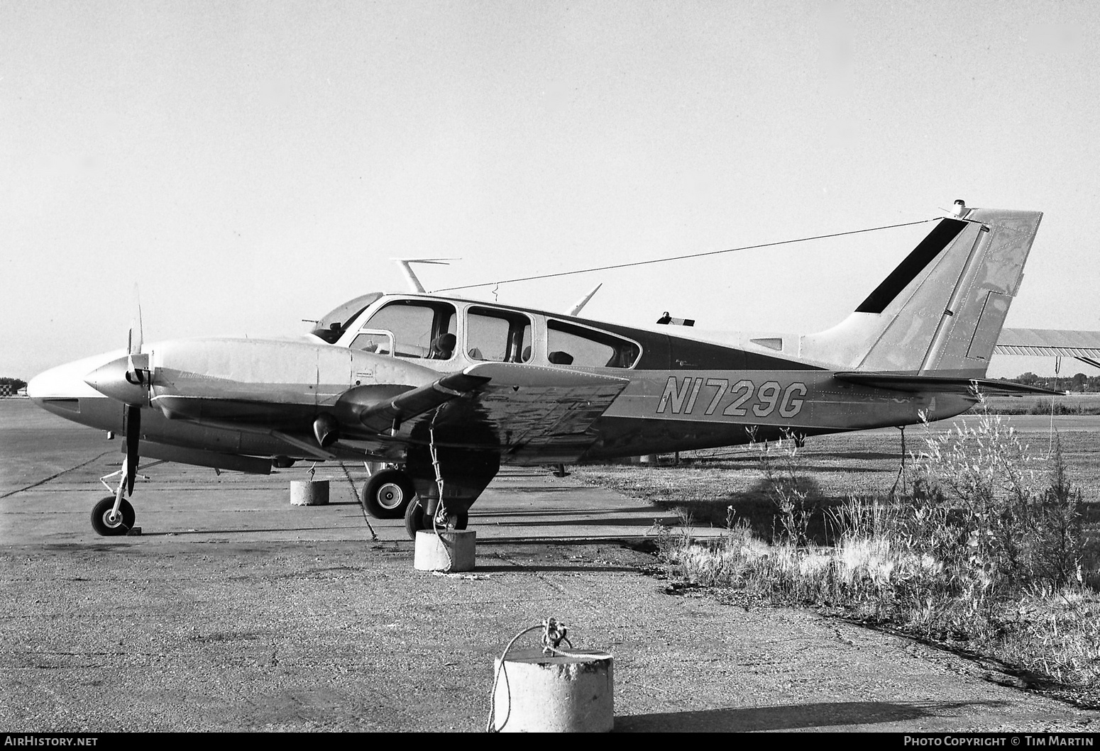 Aircraft Photo of N1729G | Beech 56TC Turbo Baron | AirHistory.net #285067