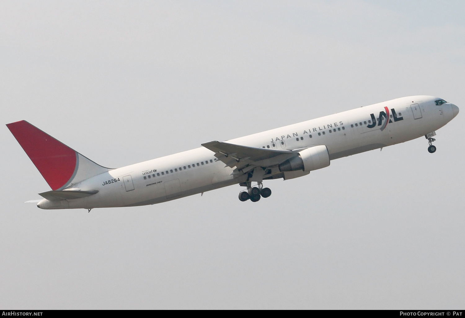 Aircraft Photo of JA8264 | Boeing 767-346 | Japan Airlines - JAL | AirHistory.net #285072