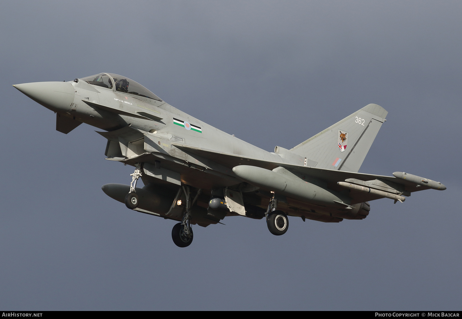 Aircraft Photo of ZK362 | Eurofighter EF-2000 Typhoon FGR4 | UK - Air Force | AirHistory.net #285079
