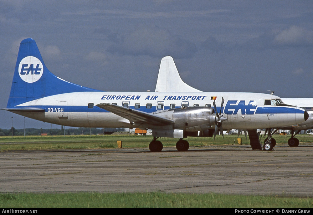 Aircraft Photo of OO-VGH | Convair 580 | European Air Transport - EAT | AirHistory.net #285080