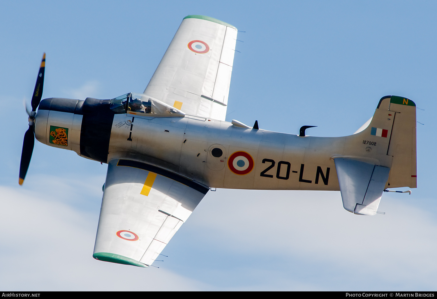 Aircraft Photo of F-AZHK / 127002 | Douglas A-1D Skyraider (AD-4NA) | France - Air Force | AirHistory.net #285099
